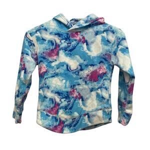 DSG Girls Small Long Sleeve 100% Polyester Fleece Pullover Warm Hoodie